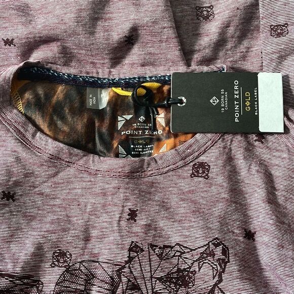 Point Zero Semi Fit Medium NEW Long-sleeve Vino - Picture 3 of 3